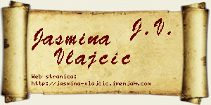 Jasmina Vlajčić vizit kartica